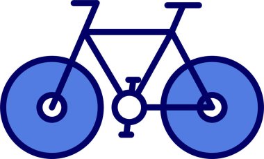bisiklet ikonu vektör illüstrasyonu