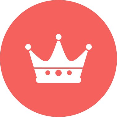 taç simgesi vektör illüstrasyonu