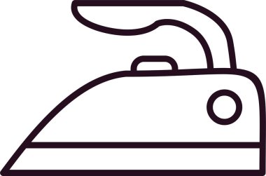 Demir ikon vektör illüstrasyonu