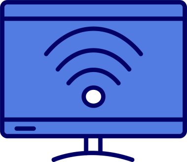 Akıllı televizyon. Web simgesi