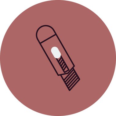 kesicinin basit grafik simgesi vektör çizimi