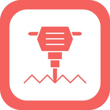 Balyoz. Web simgesi vektör illüstrasyonu