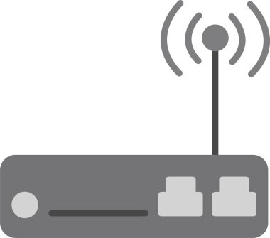 Wi-fi yönlendirici vektör illüstrasyonu