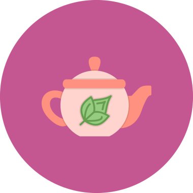 çaydanlık simgesi, basit tasarım