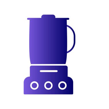 Mutfak karıştırıcı simgesi, vektör illüstrasyonu