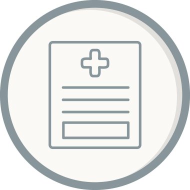 Tarif simgesi vektör illüstrasyonu