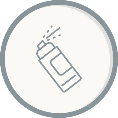 Sprey kutusu. Web simgesi basit tasarım 
