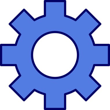 Çarklı. Web simgesi vektör illüstrasyonu ayarlanıyor