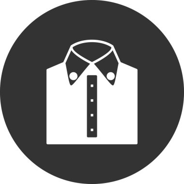 shirt simgesi vektör illüstrasyonu