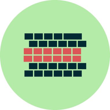 Duvarın vektör illüstrasyonu 