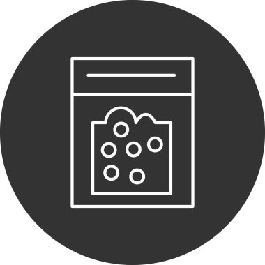 Kokainin vektör illüstrasyonu