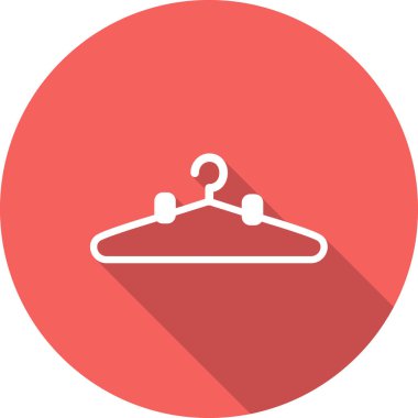 giysi askısı ikon vektör illüstrasyonu