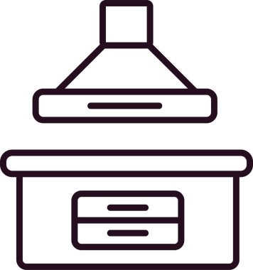 Ayıklayıcı ağ simgesi vektör illüstrasyonu