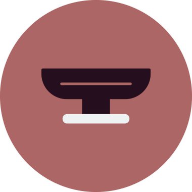 ağırlık ölçeği simgesi, vektör illüstrasyonu