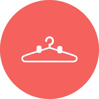 giysi askısı ikon vektör illüstrasyonu