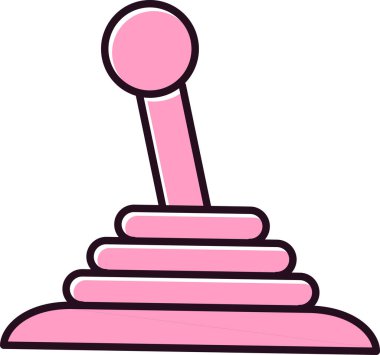 Çubuk arabanın vektör illüstrasyonu