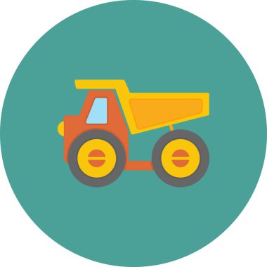 Wagon simgesinin vektör illüstrasyonu