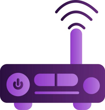 kablosuz yönlendirici vektör çizgisi simgesi, Modem 
