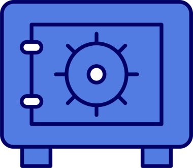 Güvenli kutucuk vektör illüstrasyonu