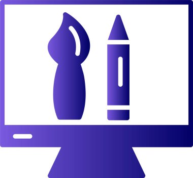 grafik tasarım simge vektör çizim