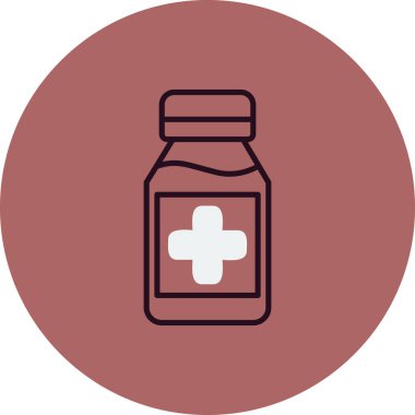 Şurup simgesi vektör illüstrasyonu