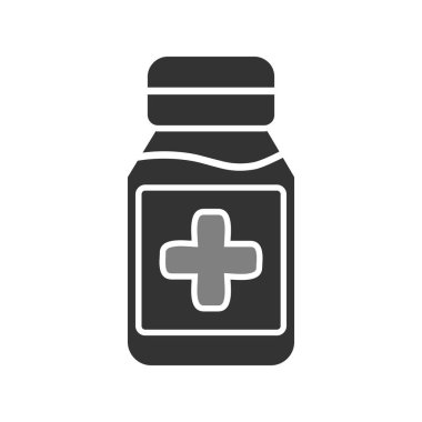 Şurup simgesi vektör illüstrasyonu