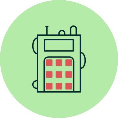 Telsizin vektör çizimi 