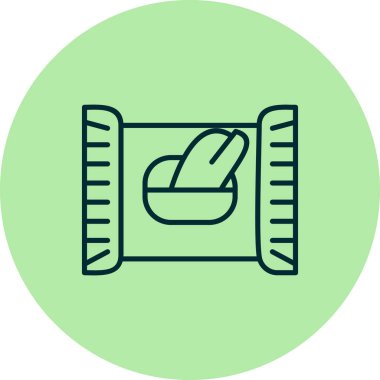 Makyaj temizleyicinin vektör çizimi