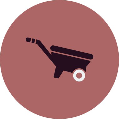 tekerlek barrow simge vektör çizim