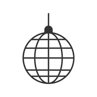 disko topu simgesi vektör illüstrasyon tasarımı