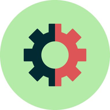 Çarklı. Web simgesi vektör illüstrasyonu ayarlanıyor