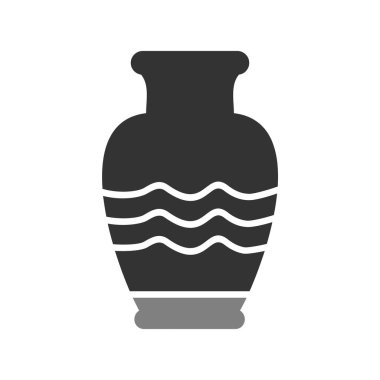 vazo simgesi vektör illüstrasyonu