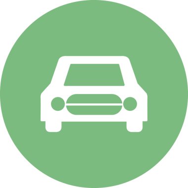 - Araba. Web simgesi basit illüstrasyon 