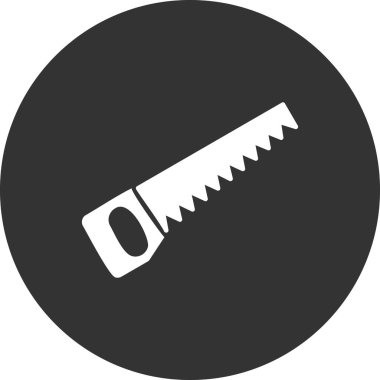 El testeresi. Web simgesi basit illüstrasyon