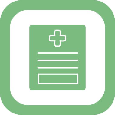 Tarif simgesi vektör illüstrasyonu