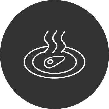 Et Ağı simgesi basit illüstrasyon