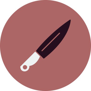 Bıçak. Web simgesi basit illüstrasyon 