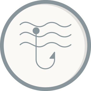 balık kancası vektör illüstrasyonu