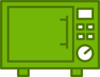 Fırının vektör simgesi. Web illüstrasyonu