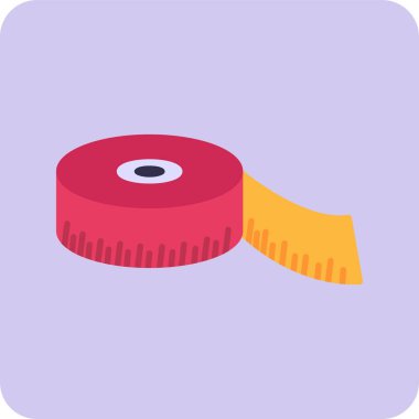 Teyp simgesi çizimi ölçülüyor