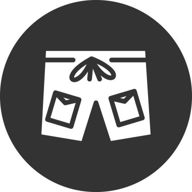 Kısa simge vektör illüstrasyonu