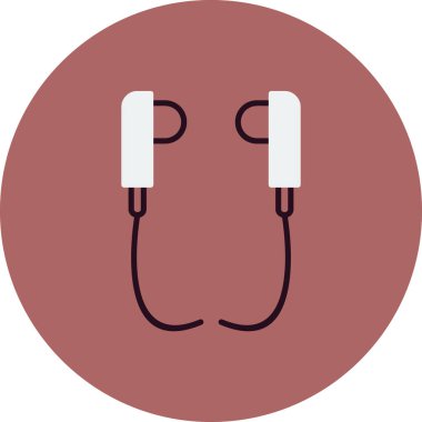 Eller serbest kulaklık vektör çizimi