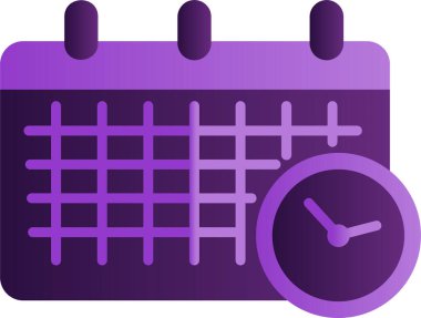 Takvim simgesinin vektör illüstrasyonu 