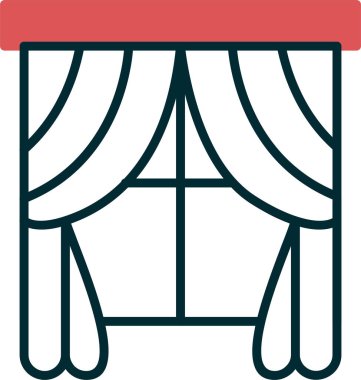 pencere simgesi vektör illüstrasyonu