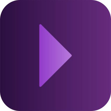 Video çalma düğmesinin vektör illüstrasyonu