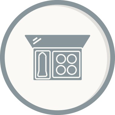 Göz Gölgesi simgesinin vektör illüstrasyonu