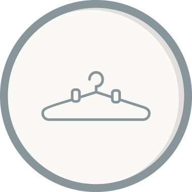 giysi askısı ikon vektör illüstrasyonu