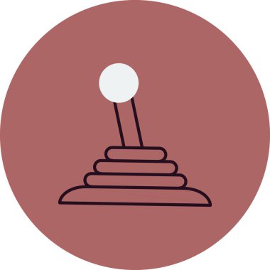 Çubuk arabanın vektör illüstrasyonu