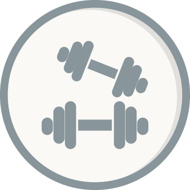 Dambıl simgesinin vektör illüstrasyonu