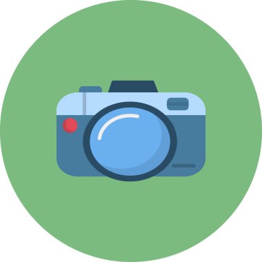 kamera simgesi vektör illüstrasyonu